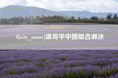 常德温哥华中国组合滑冰