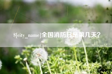 常德全国消防日是第几天？