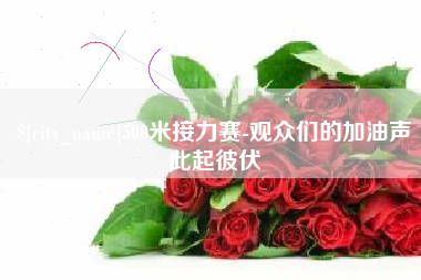 常德500米接力赛-观众们的加油声此起彼伏