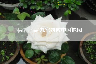 常德九宫对应中国地图