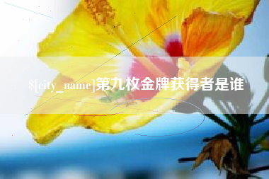 常德第九枚金牌获得者是谁