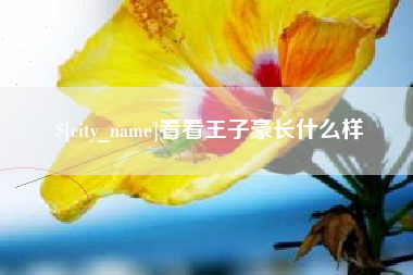常德看看王子豪长什么样