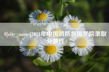 常德2021年中国消防救援学院录取分数线