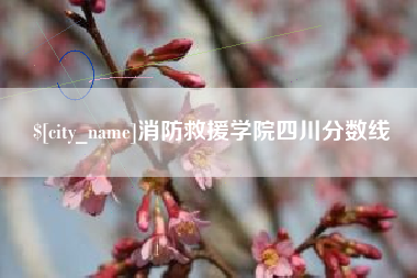 常德消防救援学院四川分数线