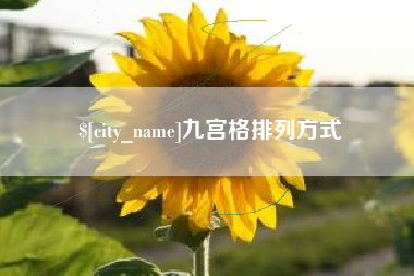 常德九宫格排列方式