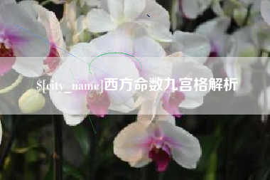 常德西方命数九宫格解析