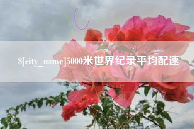 常德5000米世界纪录平均配速