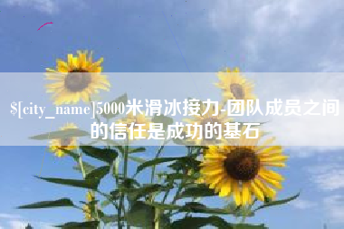 常德5000米滑冰接力-团队成员之间的信任是成功的基石
