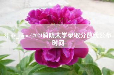 常德2024消防大学录取分数线公布时间