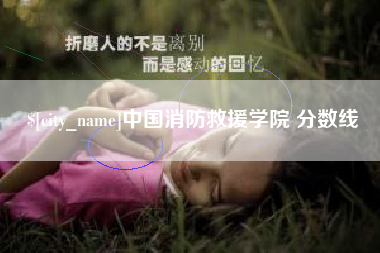 常德中国消防救援学院 分数线