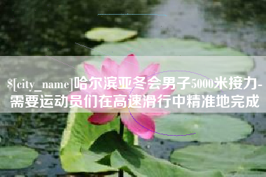 常德哈尔滨亚冬会男子5000米接力-需要运动员们在高速滑行中精准地完成