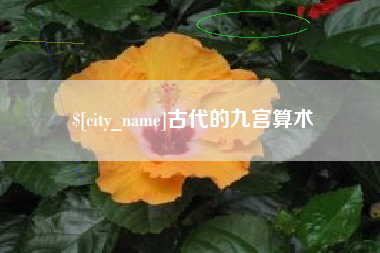 常德古代的九宫算术