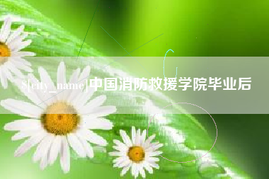常德中国消防救援学院毕业后