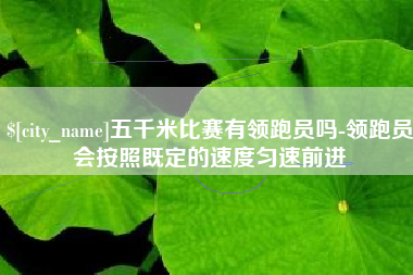 常德五千米比赛有领跑员吗-领跑员会按照既定的速度匀速前进
