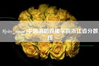 常德中国消防救援学院浙江省分数线