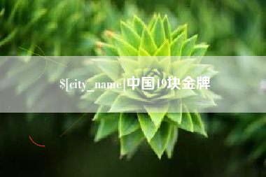 常德中国19块金牌