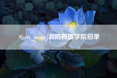 常德消防救援学院招录