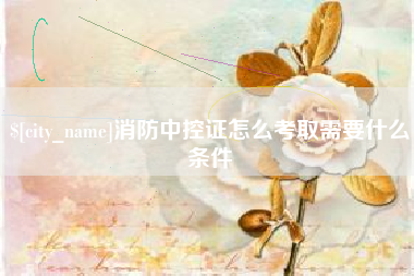 常德消防中控证怎么考取需要什么条件