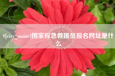 常德国家应急救援员报名网址是什么