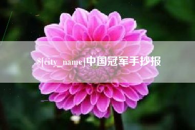 常德中国冠军手抄报