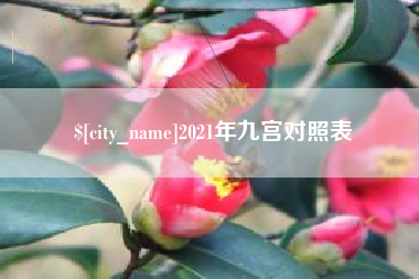 常德2021年九宫对照表
