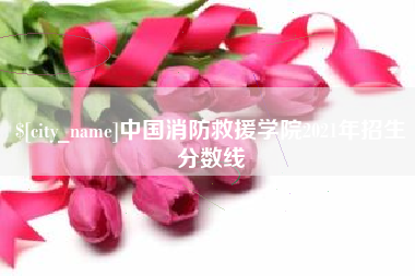 常德中国消防救援学院2021年招生分数线