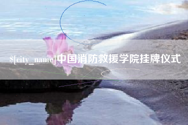 常德中国消防救援学院挂牌仪式